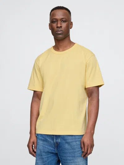 Gap Original T-shirt In Spring Yellow