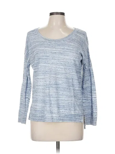 Pre-owned Gap Outlet 3/4 Sleeve T-shirt In Blue