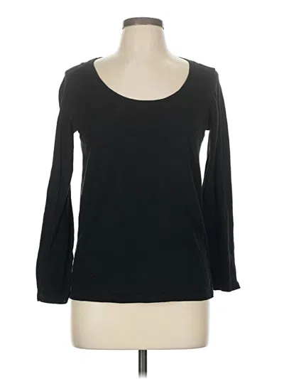 Pre-owned Gap Outlet 3/4 Sleeve T-shirt In Black
