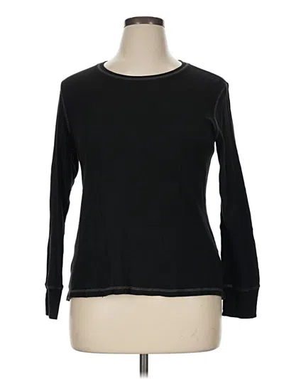 Pre-owned Gap Outlet 3/4 Sleeve T-shirt In Black