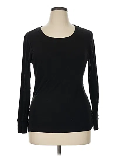 Pre-owned Gap Outlet 3/4 Sleeve T-shirt In Black