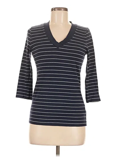 Pre-owned Gap Outlet 3/4 Sleeve T-shirt In Blue