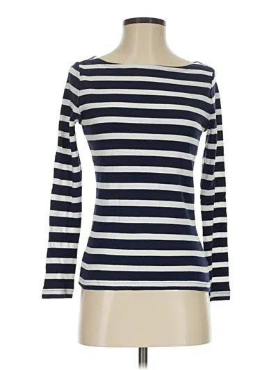 Pre-owned Gap Outlet 3/4 Sleeve T-shirt In Blue