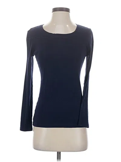Pre-owned Gap Outlet 3/4 Sleeve T-shirt In Blue