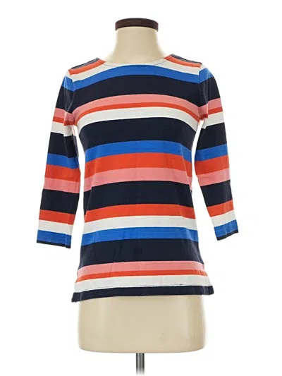 Pre-owned Gap Outlet 3/4 Sleeve T-shirt In Blue