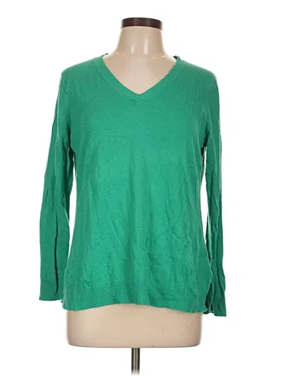 Pre-owned Gap Outlet 3/4 Sleeve T-shirt In Green
