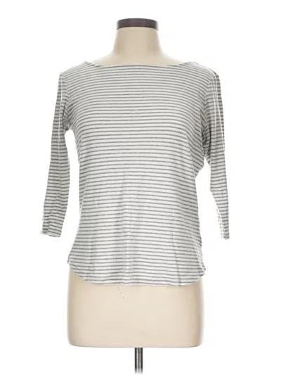 Pre-owned Gap Outlet 3/4 Sleeve T-shirt In Silver