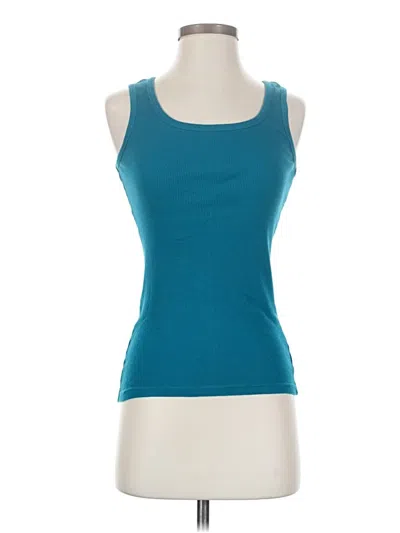 Pre-owned Gap Outlet Active Tank Top In Blue