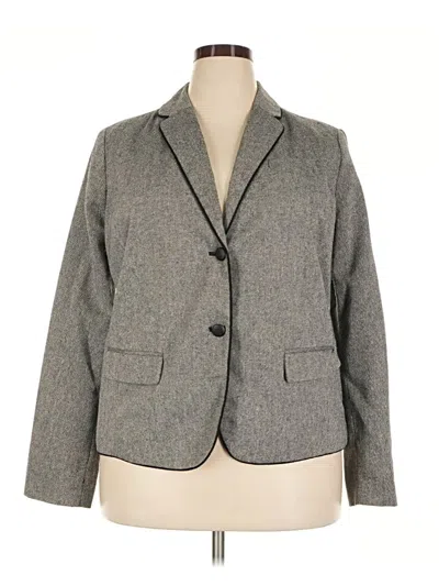 Pre-owned Gap Outlet Blazer Jacket In Gray