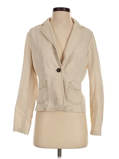 Pre-owned Gap Outlet Blazer Jacket In Ivory