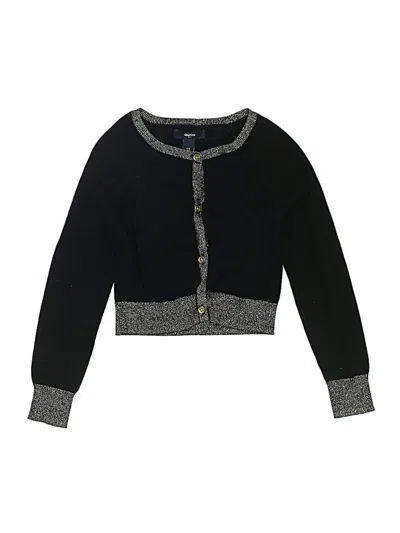 Pre-owned Gap Outlet Kids' Cardigan Sweater In Black