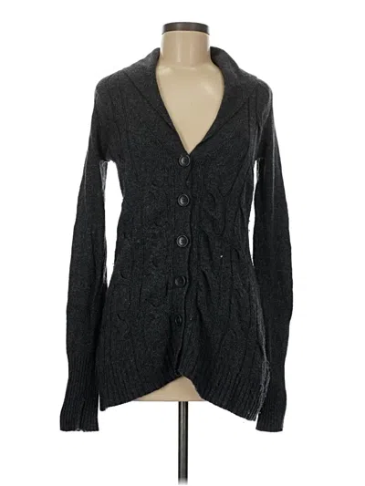 Pre-owned Gap Outlet Cardigan Sweater In Black