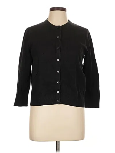 Pre-owned Gap Outlet Cardigan Sweater In Black