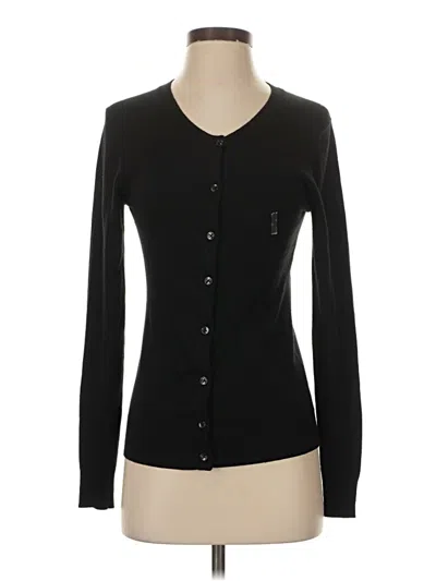 Pre-owned Gap Outlet Cardigan Sweater In Black