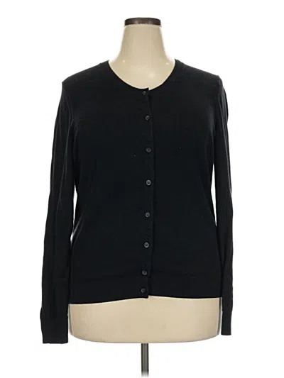 Pre-owned Gap Outlet Cardigan Sweater In Black