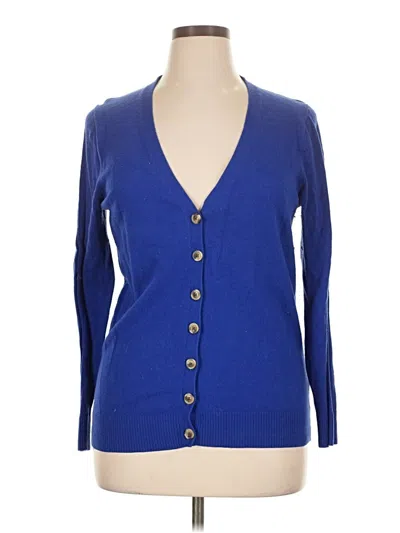 Pre-owned Gap Outlet Cardigan Sweater In Blue