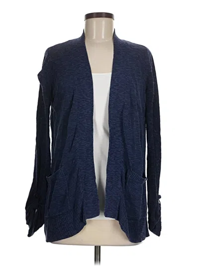 Pre-owned Gap Outlet Cardigan Sweater In Blue