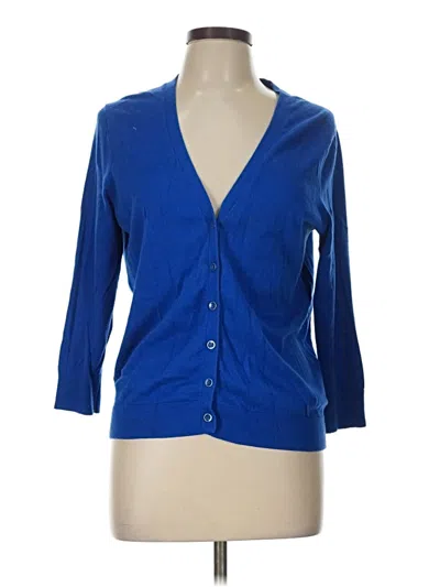 Pre-owned Gap Outlet Cardigan Sweater In Blue