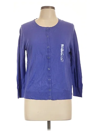 Pre-owned Gap Outlet Cardigan Sweater In Blue