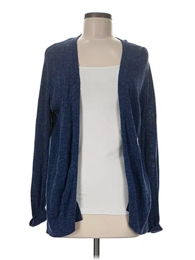 Pre-owned Gap Outlet Cardigan Sweater In Blue