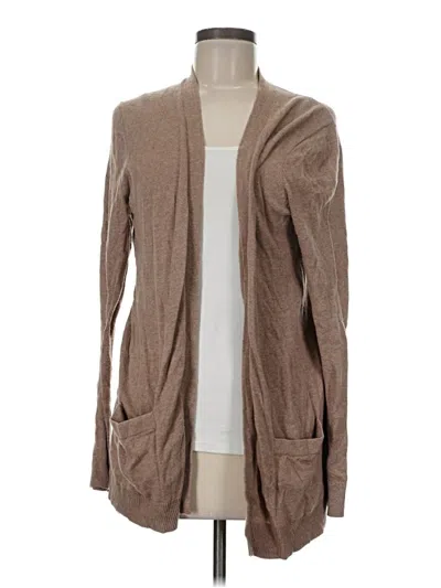 Pre-owned Gap Outlet Cardigan Sweater In Brown