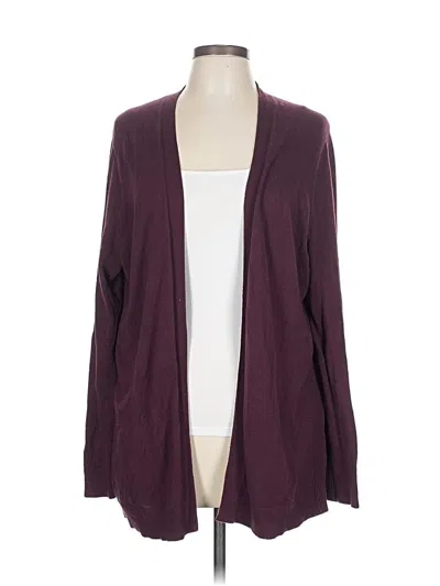 Pre-owned Gap Outlet Cardigan Sweater In Burgundy