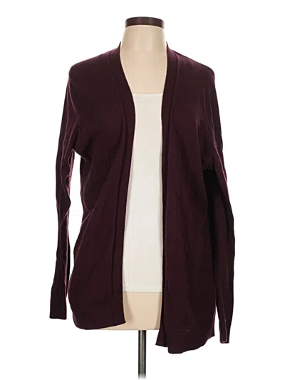Pre-owned Gap Outlet Cardigan Sweater In Burgundy