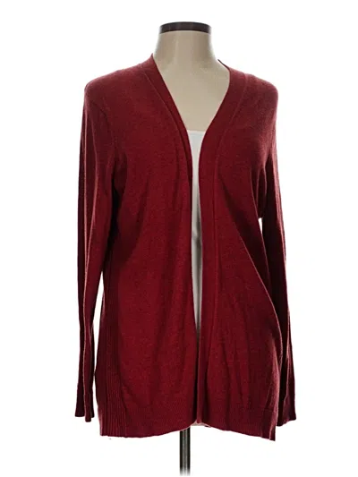 Pre-owned Gap Outlet Cardigan Sweater In Burgundy