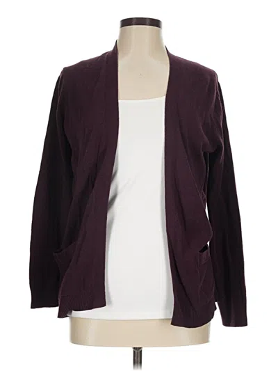 Pre-owned Gap Outlet Cardigan Sweater In Burgundy