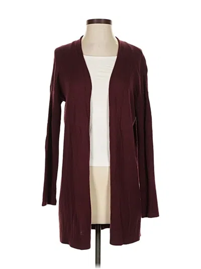 Pre-owned Gap Outlet Cardigan Sweater In Burgundy