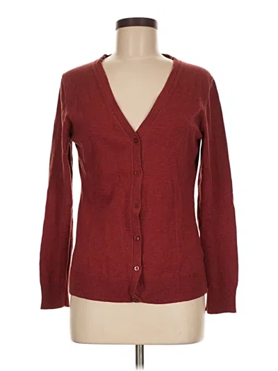 Pre-owned Gap Outlet Cardigan Sweater In Burgundy