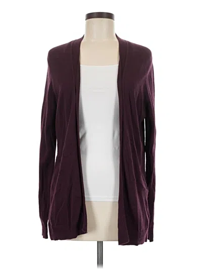 Pre-owned Gap Outlet Cardigan Sweater In Burgundy