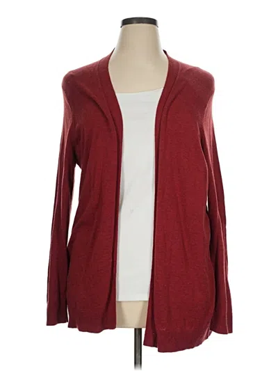 Pre-owned Gap Outlet Cardigan Sweater In Burgundy