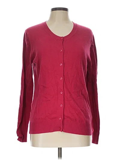 Pre-owned Gap Outlet Cardigan Sweater In Burgundy