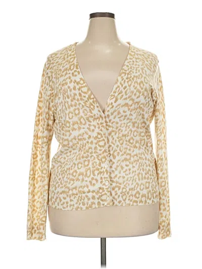 Pre-owned Gap Outlet Cardigan Sweater In Gold