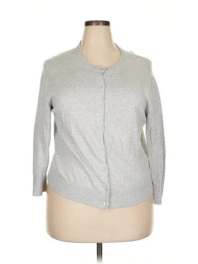 Pre-owned Gap Outlet Cardigan Sweater In Gray