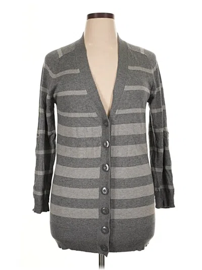 Pre-owned Gap Outlet Cardigan Sweater In Gray