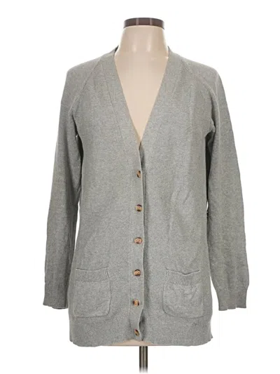 Pre-owned Gap Outlet Cardigan Sweater In Gray