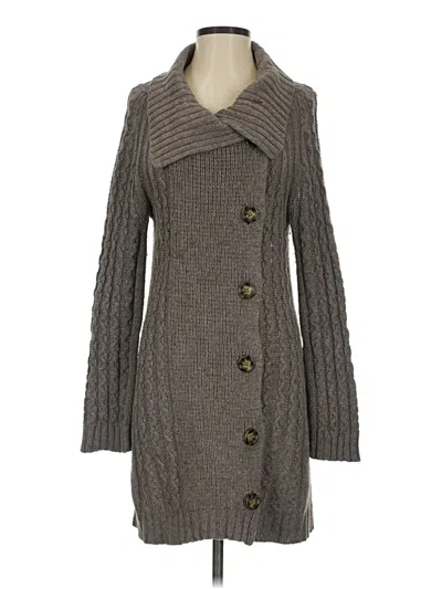 Pre-owned Gap Outlet Cardigan Sweater In Gray