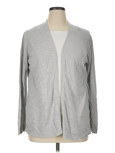 Pre-owned Gap Outlet Cardigan Sweater In Gray