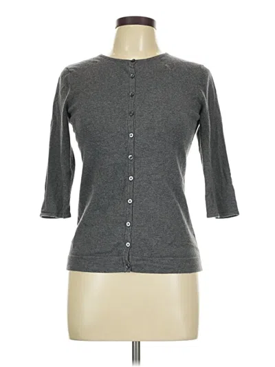 Pre-owned Gap Outlet Cardigan Sweater In Gray