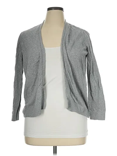 Pre-owned Gap Outlet Cardigan Sweater In Gray