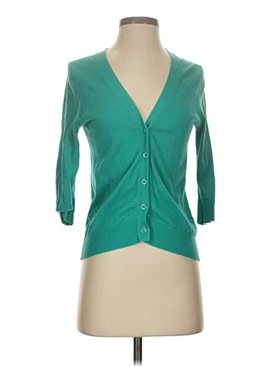 Pre-owned Gap Outlet Cardigan Sweater In Green