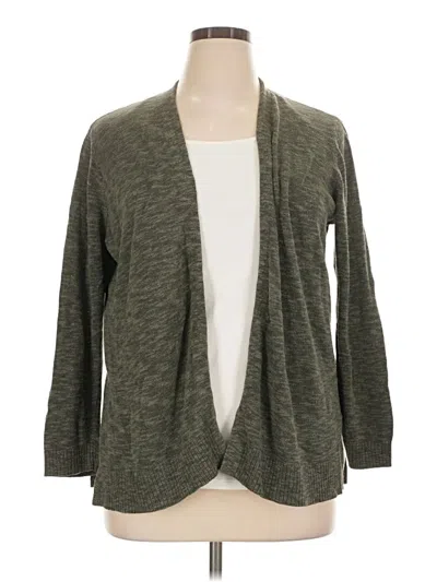 Pre-owned Gap Outlet Cardigan Sweater In Green
