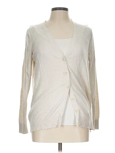 Pre-owned Gap Outlet Cardigan Sweater In Ivory