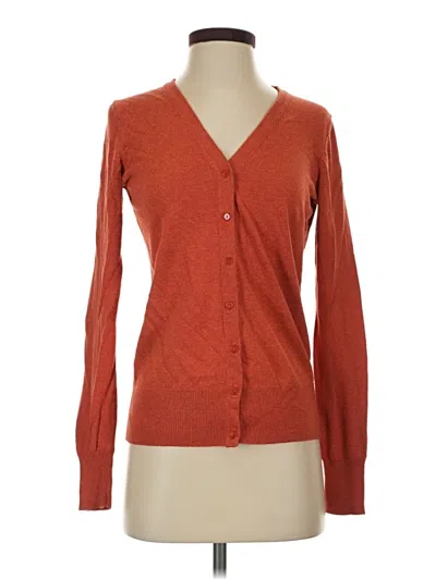 Pre-owned Gap Outlet Cardigan Sweater In Orange