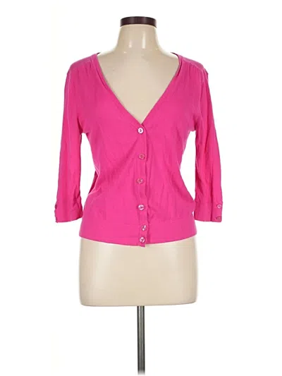 Pre-owned Gap Outlet Cardigan Sweater In Pink