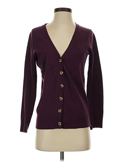 Pre-owned Gap Outlet Cardigan Sweater In Purple
