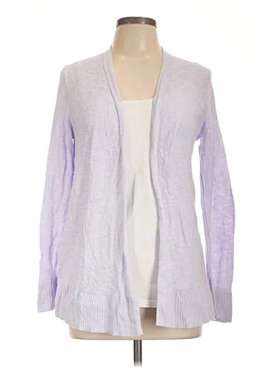 Pre-owned Gap Outlet Cardigan Sweater In Purple