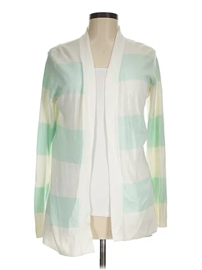 Pre-owned Gap Outlet Cardigan Sweater In White